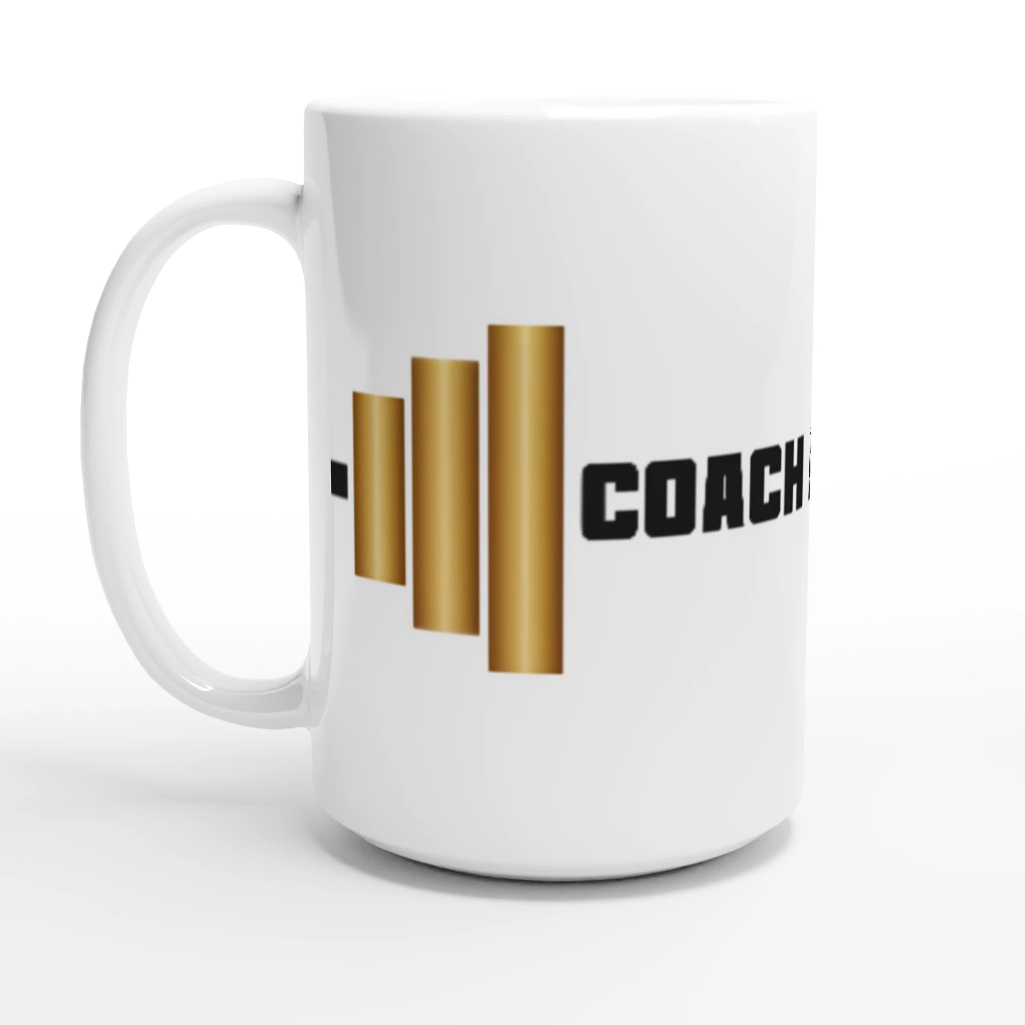 White 15oz Ceramic Mug - Coach Anna Inc