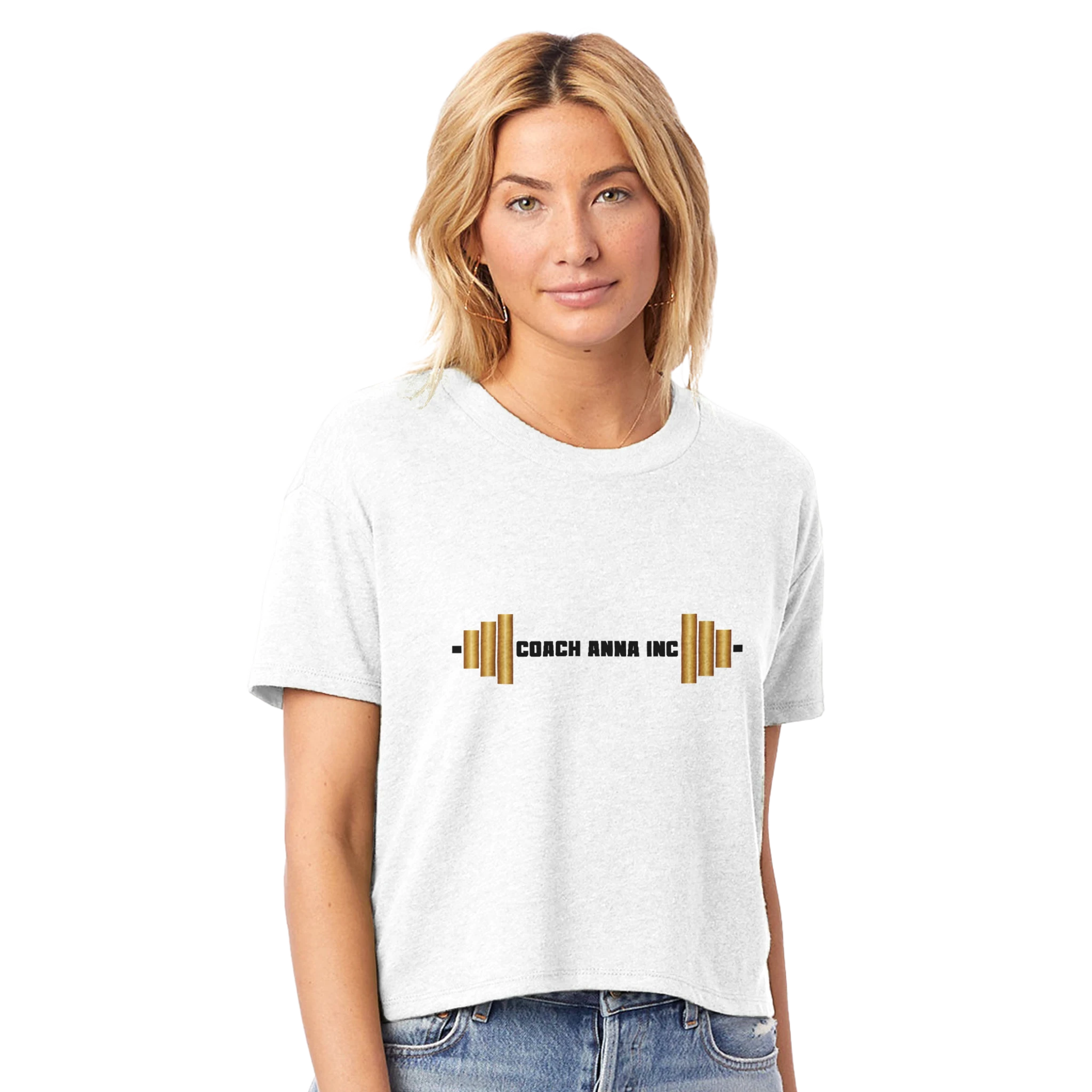 Women's Headliner Cropped Crewneck T-Shirt | Coach Anna Inc