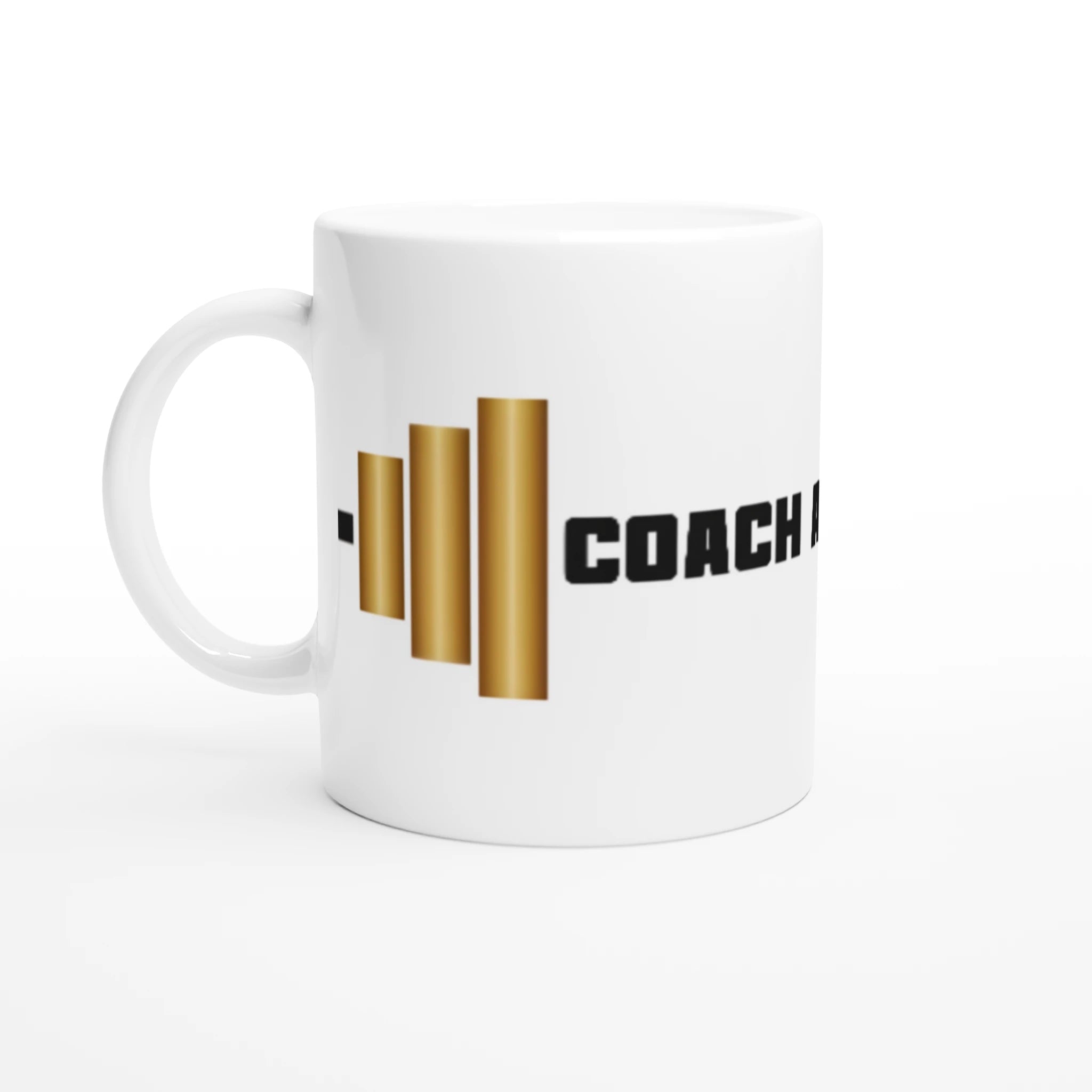 White 11oz Ceramic Mug - Coach Anna Inc